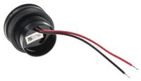 837-7869 RS PRO 100dB Wire Leads Continuous Internal Magnetic Buzzer Component, 33 x 28.9mm, 5V dc Min, 25V dc Max