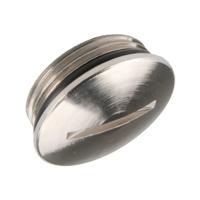 52103165lf Lapp Blanking Plug, M50, 54mm Hole Diameter, Nickel Plated Brass, 54mm Diameter, Threaded
