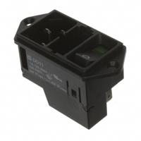 dd1101141111 Schurter C14 Panel Mount IEC Connector Male, 10A, 250 V, Fuse Size 5 x 20mm