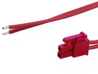 2262451024 Molex 2 Way Female Crimped Terminal to 2 Way Male Pigtail Wire to Board Cable Assembly, 600mm