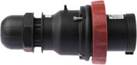 2196337 Scame IP66 Red Cable Mount 3P + N + E Power Connector Plug ATEX, IECEx, Rated At 63A, 346 → 415 V