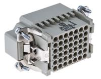 09160423001 HARTING Heavy Duty Power Connector Insert, 10A, Male, Han DD Series, 42 Contacts