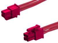 2261961044 Molex 4 Way Female Crimped Terminal to 4 Way Female Crimped Terminal Wire to Board Cable Assembly, 600mm