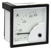 d72sd5a0-800a HOBUT D72SD Analogue Panel Ammeter 0/800A For 800/5A CT AC, 72mm x 72mm Moving Iron