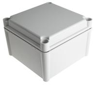 pc-1919-13-g-enclosure Fibox SOLID PC Series Grey Polycarbonate Enclosure, IP67, Grey Lid, 188 x 188 x 130mm