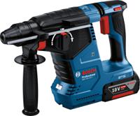 0611923073 Bosch GBH SDS Plus 18V Cordless Hammer Drill Li-Ion, Type G - British 3-Pin