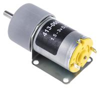 413-0600 RS PRO Brushed Geared DC Geared Motor, 1.71 W, 3 V dc, 10 Ncm, 72 rpm, 4mm Shaft Diameter