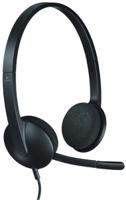 981-000475 Logitech H340 Black Wired USB A On Ear Headset