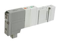 sv1100-5fud SMC 5/2 Pneumatic Solenoid Valve - Solenoid/Solenoid SV1000 Series 24V dc