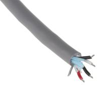 5472c-sl005 Alpha Wire Alpha Essentials Communication & Control Series Data Cable, 2 Pairs, 4 Cores, 0.23 mm², Screened, 24 AWG,