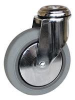 145311400 Guitel Hervieu Swivel Castor Wheel, 80kg Capacity, 100mm Wheel