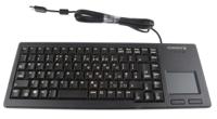 g84-5500lumgb-2 Cherry Wired USB Compact Touchpad Keyboard, QWERTY (UK), Black