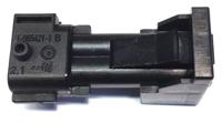 1-965421-1 TE Connectivity, Junior Power Timer Automotive Connector Plug Black Panel Mount 2 Way, Crimp Termination