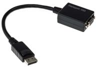 182-8794 RS PRO Male DisplayPort to Female VGA, PVC  Cable, 1080p, 150mm