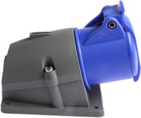 2cma193098r1000-216rs6 Amphenol Industrial, Easy & Safe IP44 Blue Wall Mount 2P + E Right Angle Industrial Power Socket, Rated At 16A, 230 V