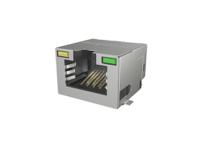 rje3b1886441 Amphenol Communications Solutions RJE3B18864 Series Female Ethernet Connector, Surface Mount, Cat6, EMI Shield 1 Port 8