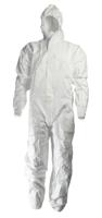 bs14wkc-l RS PRO White Coverall,  Type 5 & 6 Anti-Static, L