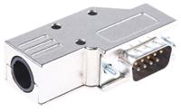 mhdcmr9-db9p-k MH Connectors MHDCMR 9 Way Right Angle D-sub Connector