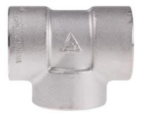 826-6974 RS PRO Stainless Steel Pipe Fitting, Tee Circular Tee, Female G 3/4in x Female G 3/4in x Female G 3/4in