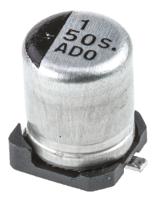 eee1ha010sr Panasonic 1μF Aluminium Electrolytic Capacitor 50V dc, Surface Mount - EEE1HA010SR