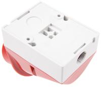 336 MENNEKES IP44 Red Wall Mount 4P 25 ° Industrial Power Plug, Rated At 16A, 400 V