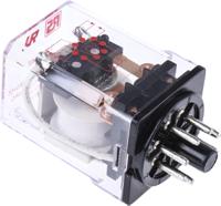 348-762 RS PRO Plug In Power Relay, 230V ac Coil, 10A Switching Current, DPDT