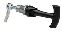 216-913 RS PRO Black Zinc Die Cast Lock, T-Handle
