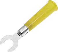 208-0279 RS PRO Insulated Crimp Spade Connector Plastic, Yellow