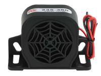 235-360 RS PRO Universal Electronic Sounder, 12 → 80 V dc, 107dB at 1 m, DC, Single-Tone