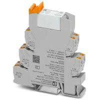 2900346 Phoenix Contact PLC-RPT24UC/21-21/RW Series Interface Relay, DIN Rail Mount, 12V dc Coil, DPDT, 2-Pole