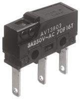 avl3805613 Panasonic Pin Plunger Micro Switch, Tab Terminal, 100 mA @ 30 V dc, SP-CO