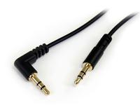 mu6mmsra StarTech.com Male 3.5mm Stereo Jack to Male 3.5mm Stereo Jack Aux Cable, Black, 1.8m MU6MMSRA