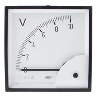 d961mcs10v2-001 HOBUT Analogue Voltmeter DC, 92 x 92 mm