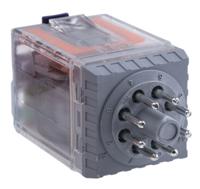 c2-a20x-dc-12v Releco Plug In Power Relay, 12V dc Coil, 10A Switching Current, DPDT
