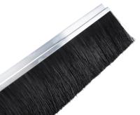 326-9987 RS PRO Black Aluminium, Nylon Brush Strip, 115mm
