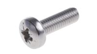 264-6460 RS PRO Pozi M5 Pan A4 316 Stainless Steel Machine Screw DIN 7985 x 16.0mm