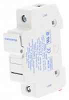 00910001 Schurter 30A Rail Mount Fuse Holder for 10 x 38mm Fuse, 1P, 1kV