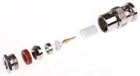 b1141a1-nd3g-1-50 Amphenol RF, Plug Cable Mount BNC Connector, 50Ω, Clamp Termination, Straight Body