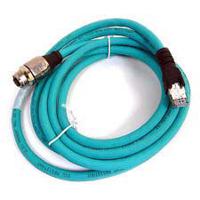 rss-rj45s-841-3m Turck, 3m Cat5e, Teal M12 to Female RJ45 Male Shielded, Terminated TPE Sheath