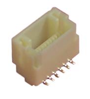 bm06b-nshss-tbtlfsn JST NSH Series Straight Surface PCB Header, 6 Contact(s), 1 mm Pitch, 1 Row, Shrouded