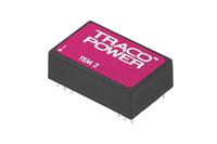 tem-2-0512 TRACOPOWER TEM 2 DC-DC Converter, 12V dc/ 165mA Output, 4.5 → 5.5 V dc Input, 2W, Through Hole, +70°C Max Temp