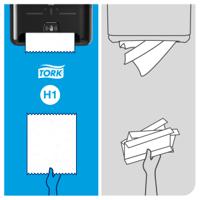 551108 Tork Plastic Black Wall Mounting Paper Towel Dispenser, 206mm x 368mm x 331mm