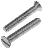 914-1743 RS PRO Slot M8 Countersunk A2 304 Stainless Steel Machine Screws DIN 963 x 50.0mm