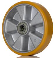 itp200x50-20-flat Tente Yellow Polyurethane Corrosion Resistant Trolley Wheel, 1600kg