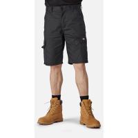 dk0a4xsgblk1 Dickies Everyday Black 35% Cotton, 65% Polyester Work shorts, 38cm