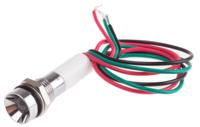 723-9422 RS PRO Panel Mount Indicator, 12V dc, 8mm Mounting Hole Size, Lead Wires Termination, IP67