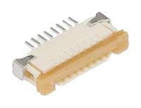 522070833 Molex, Slider, 52207 1mm Pitch 8 Way Right Angle Female FPC Connector, ZIF Top Contact