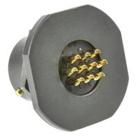 62gb-57a12-10pn Amphenol Limited, 62GB 10 Way Panel Mount MIL Spec Circular Connector Receptacle, Pin Contacts,Shell Size 12, Bayonet
