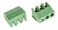 144-4323 RS PRO PCB Terminal Block, 3-Contact, 3.5mm Pitch, Through Hole Mount, 1-Row, Screw Termination