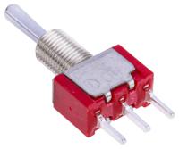 401-670 RS PRO Toggle Switch, PCB Mount, On-Off-On, SPDT, Through Hole Terminal